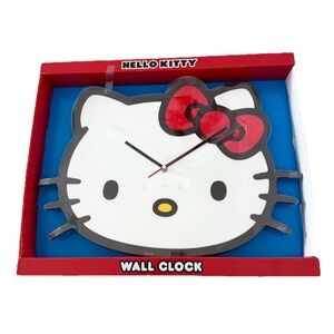 Sanrio Hello Kitty Oversized 18” Analog Wall Clock Battery Operated NEW